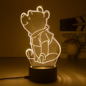 Winnie the Pooh 3d Light for Kids LED