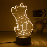 Winnie the Pooh 3d Light for Kids LED