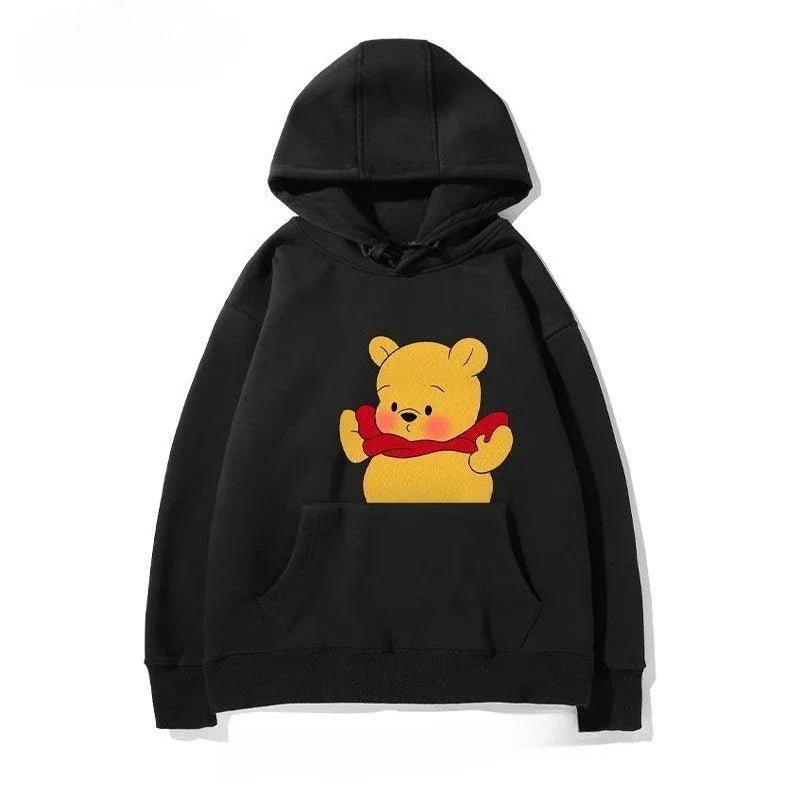 Tigger Winnie The Pooh Anime Sweater Couple Autumn and Winter Hooded