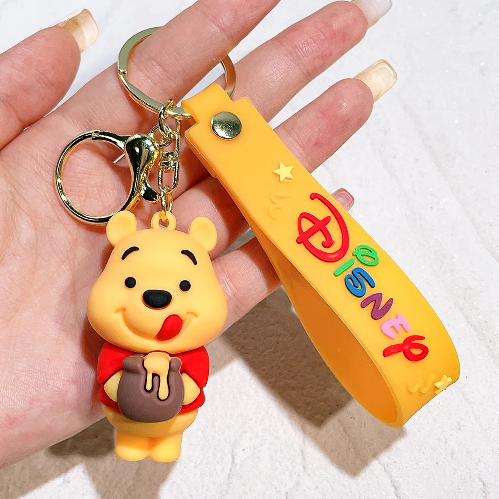 Cute Animal Winnie the Pooh Keychain-Eeyore, Tigger, Piglet