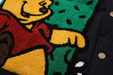 Winnie The Pooh Embroidered Retro Jacket