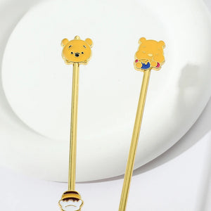 5pcs/set Winnie the Pooh Makeup Brushes