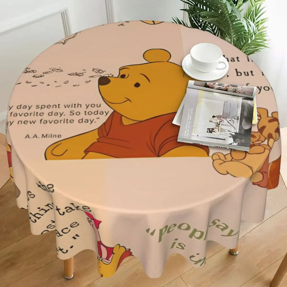 Winnie the Pooh Round Tablecloth