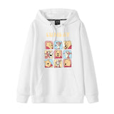 Winnie the Pooh Fashion Simple Sweater  Loose and Comfortable Hooded