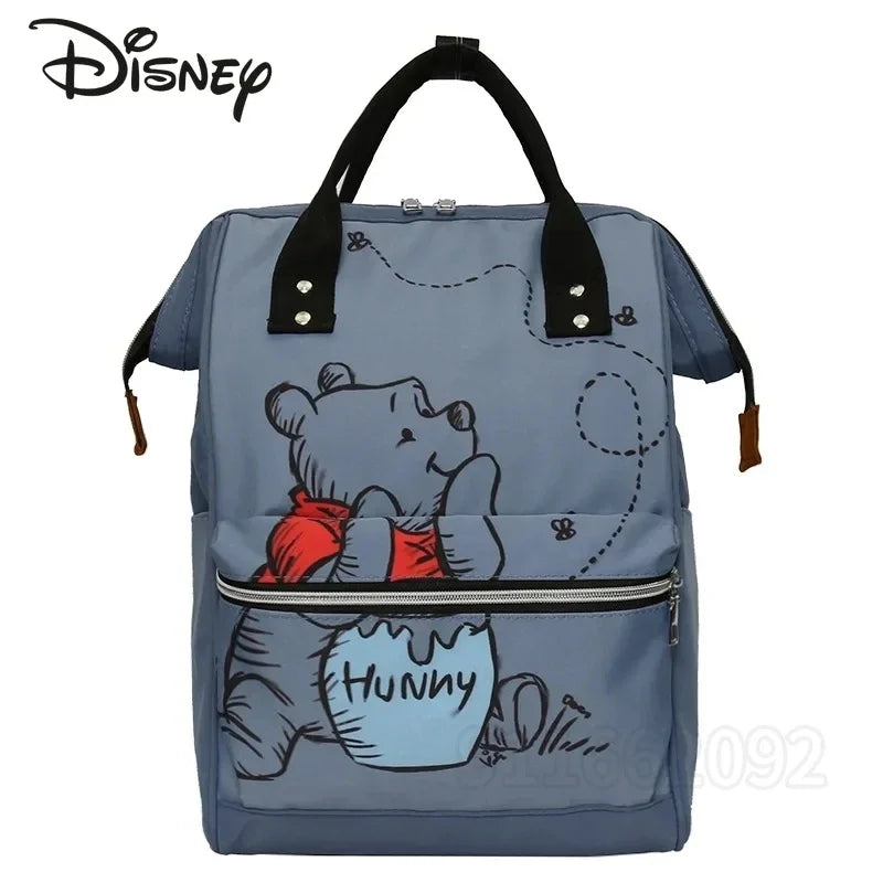 Pooh Bear New Diaper Bag Backpack Cartoon Fashion Baby Bag Luxury