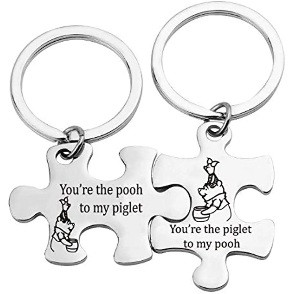 Winnie the Pooh Best Friends Keychain Set