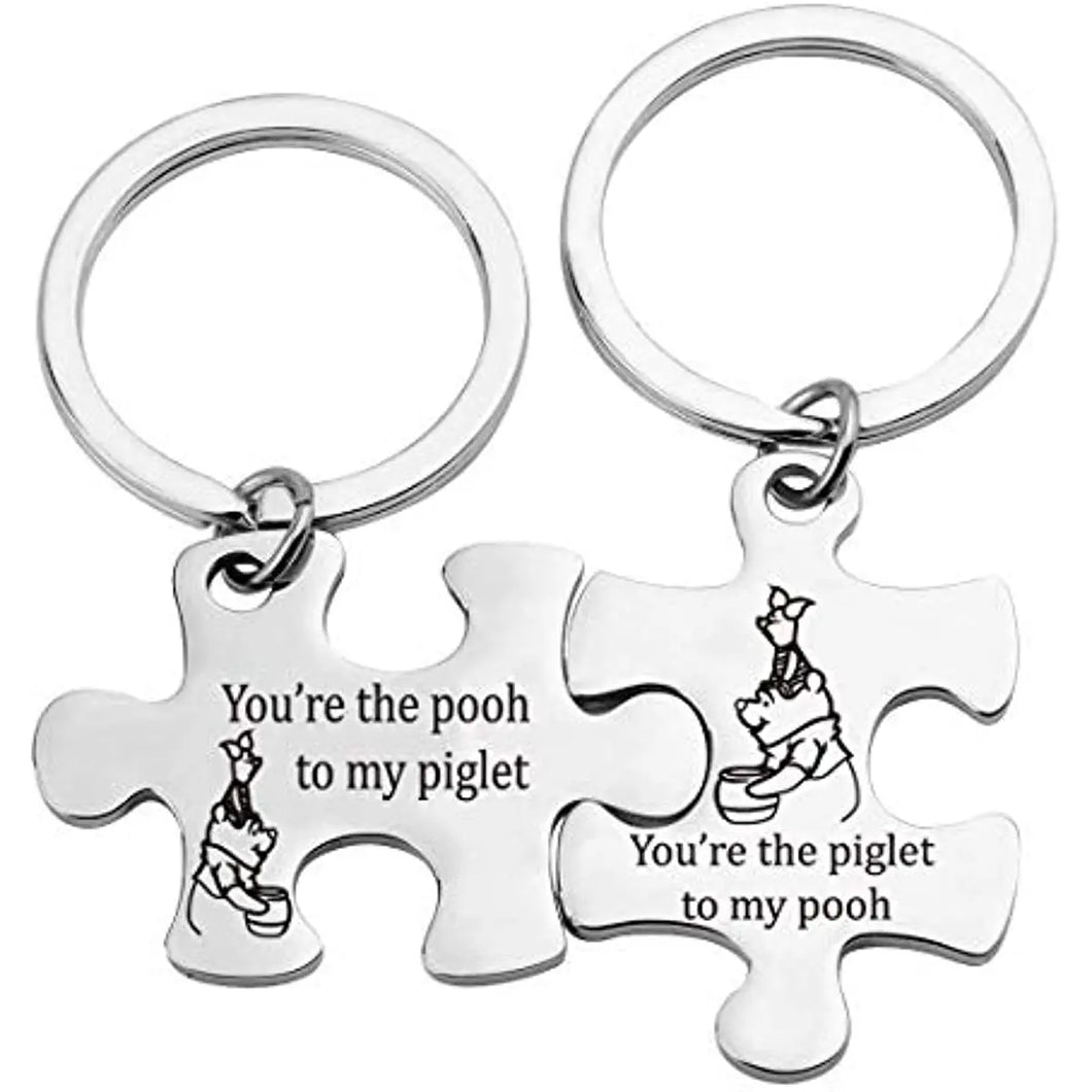 Winnie the Pooh Best Friends Keychain Set