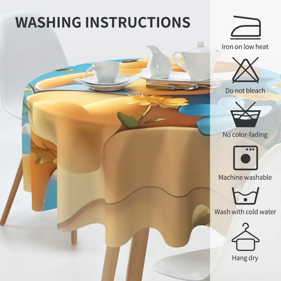 Winnie the Pooh Round Tablecloth