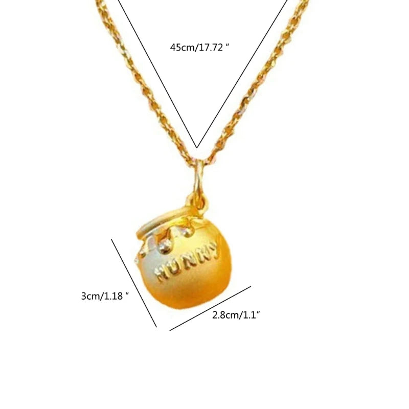 Honey Pot Pendant Necklace