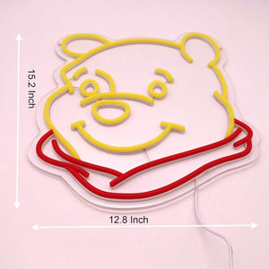 Winnie the Pooh Neon Sign