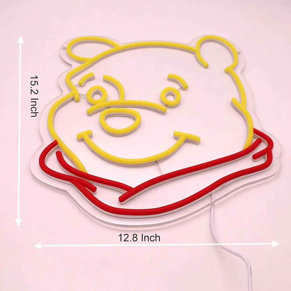 Winnie the Pooh Neon Sign