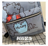 Pooh Bear New Diaper Bag Backpack Cartoon Fashion Baby Bag Luxury