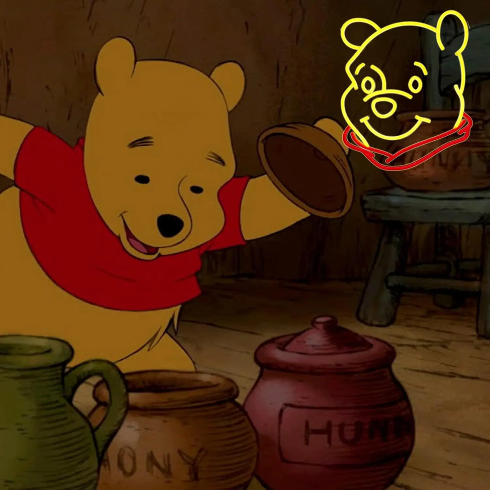Winnie the Pooh Neon Sign