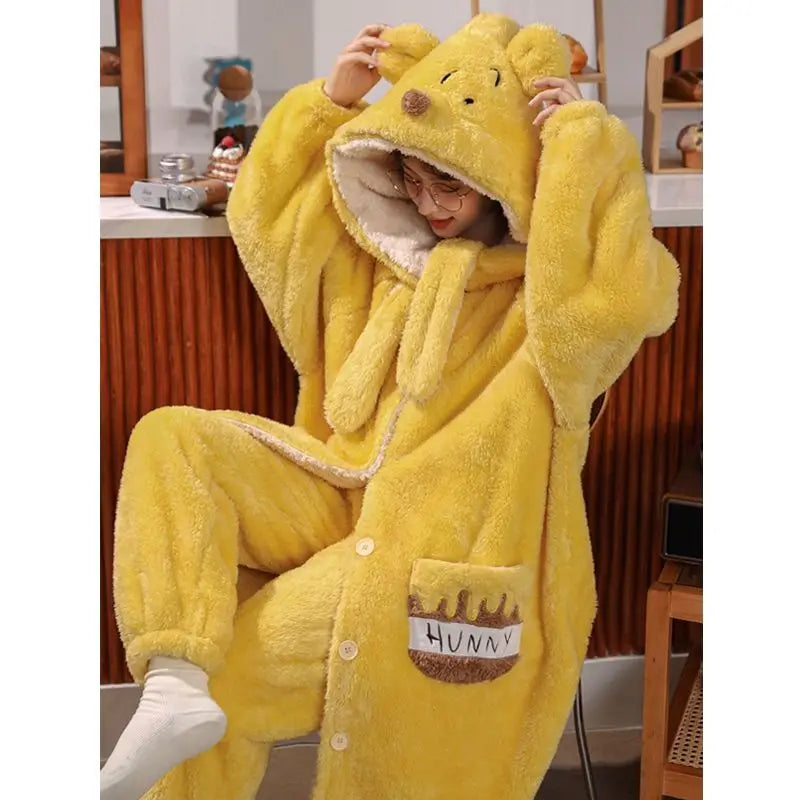 Winnie the Pooh Women’s Plush Pajamas