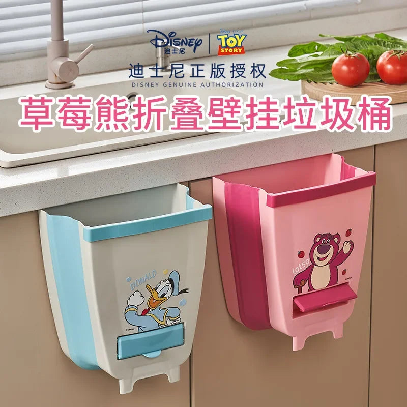 Winnie The Pooh Kitchen Trash Can Vehicle Mounted Garbage Can