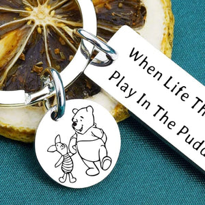 Stocking Stuffers For Teen Girls Keychain Winnie the Pooh Inspirational