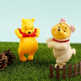 Hot toys Disney Anime winnie the pooh big belly Doll cake desktop Decoration Pendant children birthday gift Handmade toy model