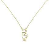 Winnie the Pooh Hollow Pendant Necklace