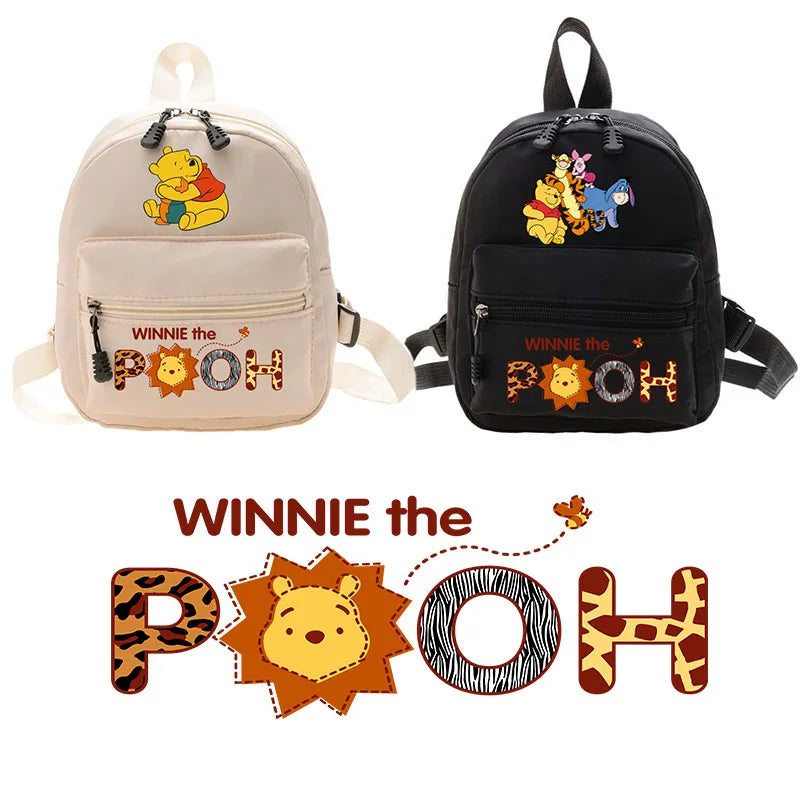 Winnie the Pooh Cute  Backpack New College Style  Shoulder Bags