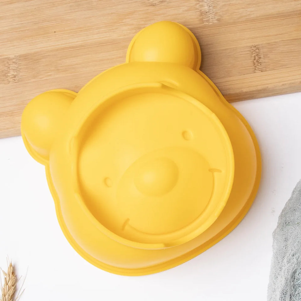 Winnie The Pooh Silica Gel Cake Mold 6 Inches Cartoon Cute Ice Making Baking Tool Gift