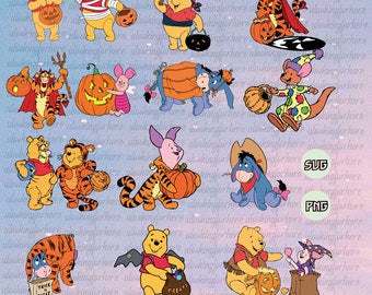 Winnie The Pooh Halloween Svg Png